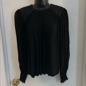 Anthropologie Black Women's Top XS